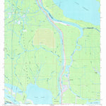 United States Geological Survey Napoleonville SW, LA (1966, 24000-Scale) digital map
