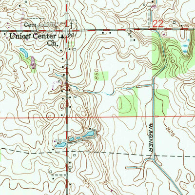 United States Geological Survey Nappanee East, IN (1992, 24000-Scale) digital map