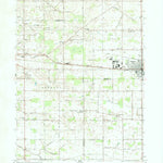 United States Geological Survey Nappanee West, IN (1958, 24000-Scale) digital map