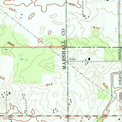 United States Geological Survey Nappanee West, IN (1958, 24000-Scale) digital map