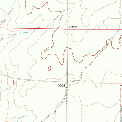 United States Geological Survey Nara Visa, NM-TX (1971, 24000-Scale) digital map