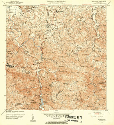 United States Geological Survey Naranjito, PR (1952, 30000-Scale) digital map