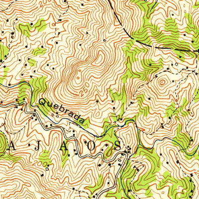 United States Geological Survey Naranjito, PR (1957, 20000-Scale) digital map