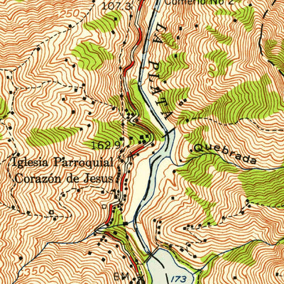 United States Geological Survey Naranjito, PR (1957, 20000-Scale) digital map