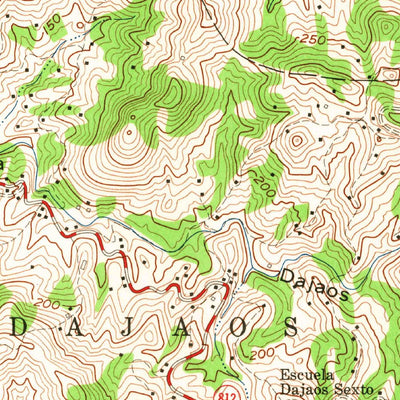 United States Geological Survey Naranjito, PR (1963, 20000-Scale) digital map