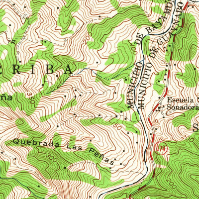 United States Geological Survey Naranjito, PR (1963, 20000-Scale) digital map