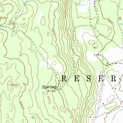 United States Geological Survey Narbona Pass, NM (1966, 24000-Scale) digital map