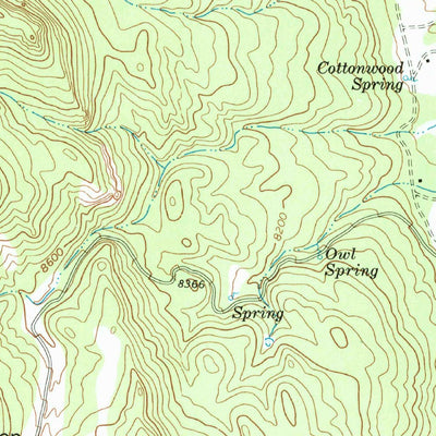 United States Geological Survey Narbona Pass, NM (1966, 24000-Scale) digital map