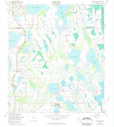 United States Geological Survey Narcoossee, FL (1953, 24000-Scale) digital map