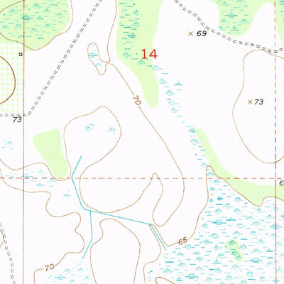 United States Geological Survey Narcoossee, FL (1953, 24000-Scale) digital map