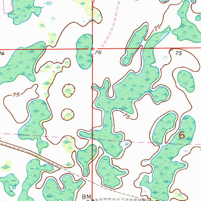 United States Geological Survey Narcoossee NE, FL (1953, 24000-Scale) digital map