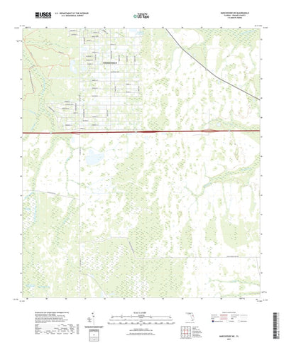 United States Geological Survey Narcoossee NE, FL (2021, 24000-Scale) digital map