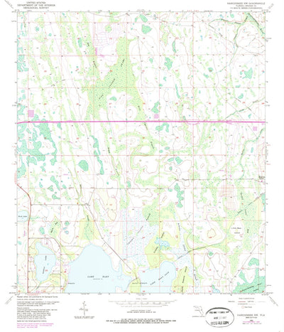 United States Geological Survey Narcoossee NW, FL (1953, 24000-Scale) digital map