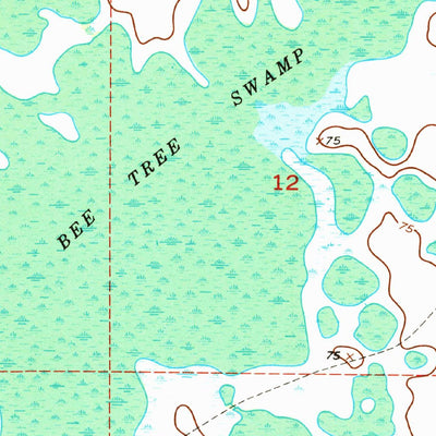United States Geological Survey Narcoossee SE, FL (1953, 24000-Scale) digital map