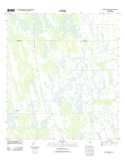 United States Geological Survey Narcoossee SE, FL (2012, 24000-Scale) digital map