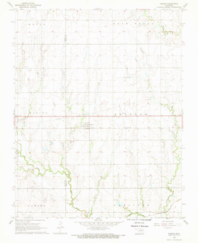 United States Geological Survey Nardin, OK (1968, 24000-Scale) digital map