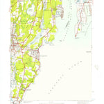 United States Geological Survey Narragansett Pier, RI (1942, 24000-Scale) digital map