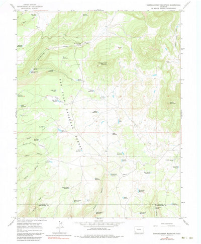 United States Geological Survey Narraguinnep Mountain, CO (1965, 24000-Scale) digital map