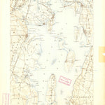 United States Geological Survey Narrangansett Bay, RI-MA (1890, 62500-Scale) digital map