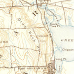 United States Geological Survey Narrangansett Bay, RI-MA (1890, 62500-Scale) digital map