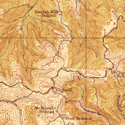 United States Geological Survey Narrows, VA-WV (1916, 62500-Scale) digital map