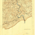 United States Geological Survey Narrows, VA-WV (1925, 62500-Scale) digital map