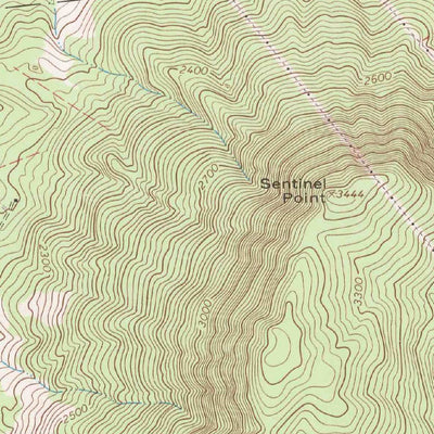 United States Geological Survey Narrows, VA-WV (1965, 24000-Scale) digital map