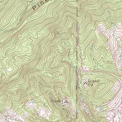 United States Geological Survey Narrows, VA-WV (1965, 24000-Scale) digital map