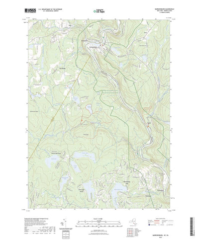 United States Geological Survey Narrowsburg, NY (2023, 24000-Scale) digital map