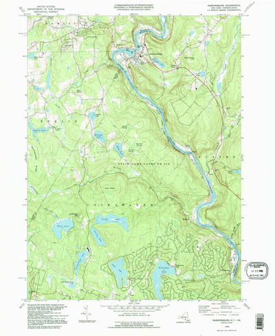 United States Geological Survey Narrowsburg, NY-PA (1994, 24000-Scale) digital map