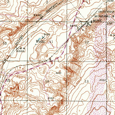 United States Geological Survey Nash Draw, NM (1939, 62500-Scale) digital map