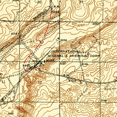 United States Geological Survey Nash Draw, NM (1943, 62500-Scale) digital map