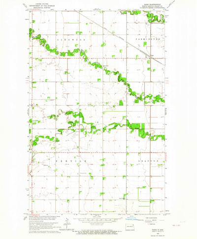United States Geological Survey Nash, ND (1963, 24000-Scale) digital map