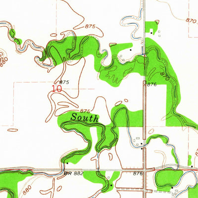 United States Geological Survey Nash, ND (1963, 24000-Scale) digital map