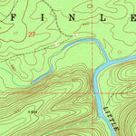 United States Geological Survey Nashoba, OK (1972, 24000-Scale) digital map