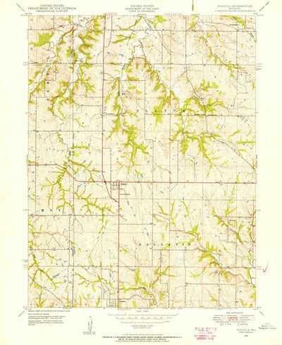 United States Geological Survey Nashua, MO (1948, 24000-Scale) digital map