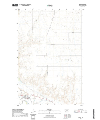United States Geological Survey Nashua, MT (2020, 24000-Scale) digital map