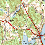 United States Geological Survey Nashua South, NH-MA (1942, 31680-Scale) digital map