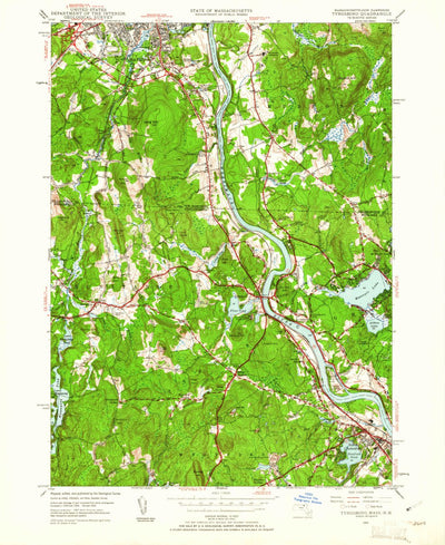 United States Geological Survey Nashua South, NH-MA (1950, 24000-Scale) digital map