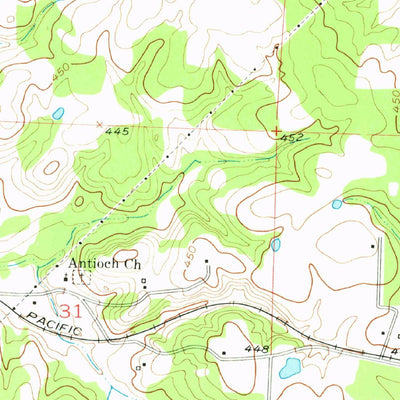 United States Geological Survey Nashville, AR (1951, 24000-Scale) digital map