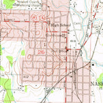 United States Geological Survey Nashville, AR (1951, 24000-Scale) digital map