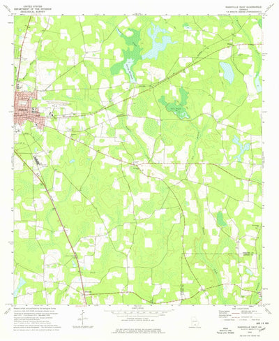 United States Geological Survey Nashville East, GA (1978, 24000-Scale) digital map
