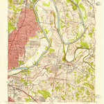 United States Geological Survey Nashville East, TN (1952, 24000-Scale) digital map