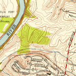 United States Geological Survey Nashville East, TN (1952, 24000-Scale) digital map
