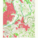 United States Geological Survey Nashville East, TN (1957, 24000-Scale) digital map