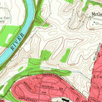 United States Geological Survey Nashville East, TN (1957, 24000-Scale) digital map