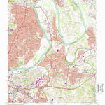 United States Geological Survey Nashville East, TN (1968, 24000-Scale) digital map
