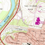 United States Geological Survey Nashville East, TN (1968, 24000-Scale) digital map