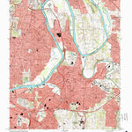 United States Geological Survey Nashville East, TN (1997, 24000-Scale) digital map