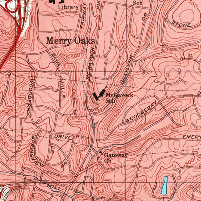 United States Geological Survey Nashville East, TN (1997, 24000-Scale) digital map